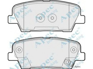 APEC braking PAD1753 stabdžių trinkelių rinkinys, diskinis stabdys 
 Techninės priežiūros dalys -> Papildomas remontas
583022MA90, 583023MA01, 583020WA00