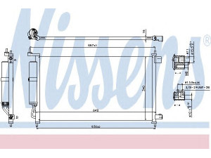 NISSENS 940300 kondensatorius, oro kondicionierius
92100-EL000, 92100-EL00A, 92100ZW40A