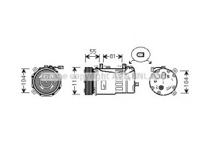 AVA QUALITY COOLING FDK321 kompresorius, oro kondicionierius 
 Oro kondicionavimas -> Kompresorius/dalys
1111419, 1211741, YM2H19D629BA