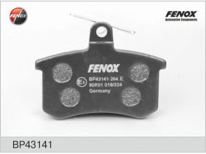 FENOX BP43141 stabdžių trinkelių rinkinys, diskinis stabdys 
 Techninės priežiūros dalys -> Papildomas remontas
437698451, 443698451, 443698451A