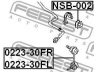 FEBEST 0223-30FR šarnyro stabilizatorius 
 Ašies montavimas/vairavimo mechanizmas/ratai -> Stabilizatorius/fiksatoriai -> Savaime išsilyginanti atrama
54618-8H300, 4575109001
