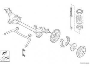 HERTH+BUSS JAKOPARTS N01680-HA vairavimo mechanizmas; rato pakaba 
 Ašies montavimas/vairavimo mechanizmas/ratai -> Prekių paieška pagal schemą