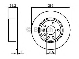 BOSCH 0 986 478 436 stabdžių diskas 
 Stabdžių sistema -> Diskinis stabdys -> Stabdžių diskas
5 69 210, 90512910, 93182293, 48 39 015