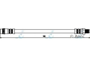 APEC braking HOS3274 stabdžių žarnelė 
 Stabdžių sistema -> Stabdžių žarnelės
7700804356, 7700824736, 7701069947