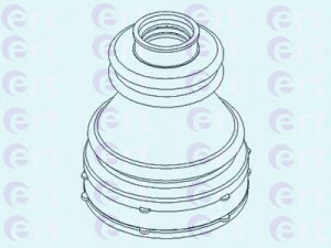 ERT 500444 gofruotoji membrana, kardaninis velenas 
 Ratų pavara -> Gofruotoji membrana