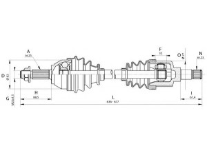 OPEN PARTS DRS6321.00 kardaninis velenas 
 Ratų pavara -> Kardaninis velenas
1345864, 1420537, 3667428, XS4W3B437DB