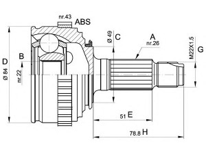 OPEN PARTS CVJ5298.10 jungčių komplektas, kardaninis velenas 
 Ratų pavara -> Sujungimai/komplektas
TFB000090, GCV1088, TFB000090