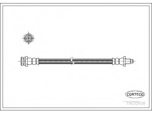 CORTECO 19032936 stabdžių žarnelė
MB857531, MR129749