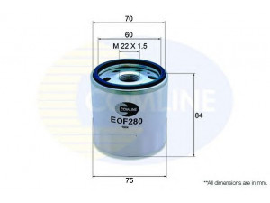 COMLINE EOF280 alyvos filtras 
 Techninės priežiūros dalys -> Techninės priežiūros intervalai
1812551, BK2Q6714AA, LR058104