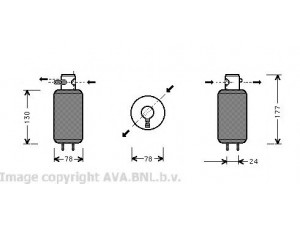 AVA QUALITY COOLING VWD165 džiovintuvas, oro kondicionierius 
 Oro kondicionavimas -> Džiovintuvas
1H0820191A, 1H0820193A, 535820191A