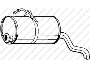 BOSAL 135-001 galinis duslintuvas 
 Išmetimo sistema -> Duslintuvas
1726.GN, 1730.L6, 1726.GL, 1730.L6