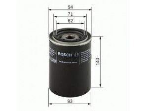 BOSCH 0 451 104 065 alyvos filtras 
 Techninės priežiūros dalys -> Techninės priežiūros intervalai
2754360M1, 63234, C47481P4, 02205 517