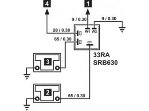 LUCAS ELECTRICAL SRB630 relė, degalų siurblys