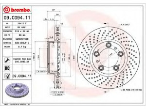 BRECO BV 9021 stabdžių diskas 
 Stabdžių sistema -> Diskinis stabdys -> Stabdžių diskas
99635140500, 99635140501, 99635140502