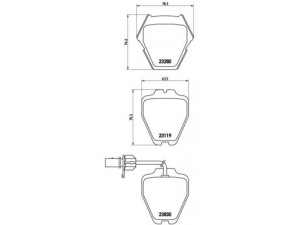 BREMBO P 85 067 stabdžių trinkelių rinkinys, diskinis stabdys 
 Techninės priežiūros dalys -> Papildomas remontas
3D0698151B, 4B0698151D, 4B0698151L