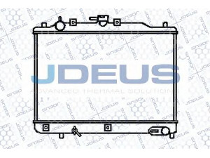 JDEUS 016N10 radiatorius, variklio aušinimas 
 Aušinimo sistema -> Radiatorius/alyvos aušintuvas -> Radiatorius/dalys
B3C715200C, B3C715200D