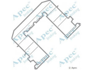 APEC braking KIT430 priedų komplektas, stabdžių trinkelė 
 Stabdžių sistema -> Būgninis stabdys -> Dalys/priedai