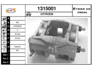 SNRA 1315001 stabdžių apkaba
5479182