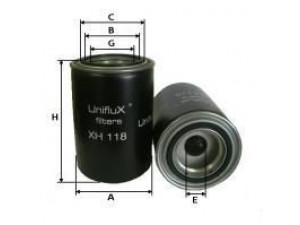 UNIFLUX FILTERS XH118 hidraulinis filtras, niveliavimo sistema