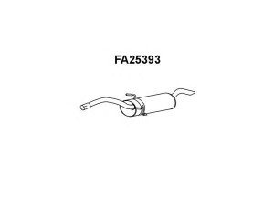 VENEPORTE FA25393 galinis duslintuvas 
 Išmetimo sistema -> Duslintuvas
1726G6, 1726G7, 1726G8, 1726G9