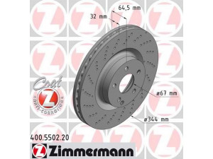 ZIMMERMANN 400.5502.20 stabdžių diskas 
 Dviratė transporto priemonės -> Stabdžių sistema -> Stabdžių diskai / priedai
000 421 1512, 204 421 1112