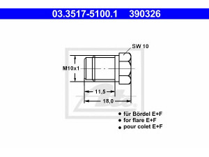ATE 03.3517-5100.1 srieginis dangtelis, pagrindinis stabdžių cilindras 
 Stabdžių sistema -> Pagrindinis stabdžių cilindras
1106343, VX443-611190-VX, 001 997 55 30