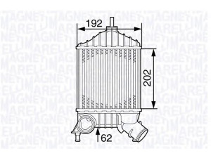 MAGNETI MARELLI 351319202760 tarpinis suslėgto oro aušintuvas, kompresorius 
 Variklis -> Oro tiekimas -> Įkrovos agregatas (turbo/superįkrova) -> Tarpinis suslėgto oro aušintuvas
46549967, 46764253