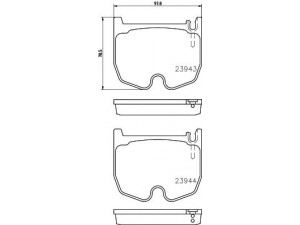 HELLA 8DB 355 010-381 stabdžių trinkelių rinkinys, diskinis stabdys 
 Techninės priežiūros dalys -> Papildomas remontas
0034205320, 0034207120, 0044204520