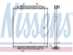 NISSENS 619730 radiatorius, variklio aušinimas 
 Aušinimo sistema -> Radiatorius/alyvos aušintuvas -> Radiatorius/dalys
81 39 294, 93 160 529, 93 192 909
