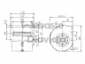 WEBASTO 62054096A elektrovariklis, vidinis pūtiklis