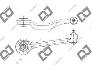 DJ PARTS DA1136 vikšro valdymo svirtis 
 Ašies montavimas/vairavimo mechanizmas/ratai -> Valdymo svirtis/pasukamosios svirties sujungimas -> Vairo trauklės (valdymo svirtis, išilginis balansyras, diago
2113301111, 2113301511, 2113302911