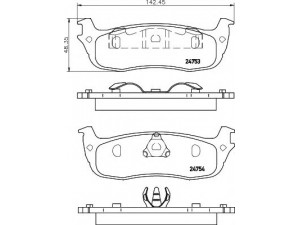 HELLA 8DB 355 014-501 stabdžių trinkelių rinkinys, diskinis stabdys 
 Techninės priežiūros dalys -> Papildomas remontas
3W1Z2200BA, XL3Z2200AA, XL3Z2200ZZ