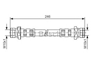 BOSCH 1 987 476 071 stabdžių žarnelė 
 Stabdžių sistema -> Stabdžių žarnelės
46430-ST3-E11