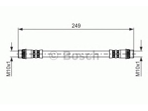 BOSCH 1 987 476 708 stabdžių žarnelė 
 Stabdžių sistema -> Stabdžių žarnelės
77 04 001 951, 77 04 003 931