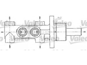 VALEO 402255 pagrindinis cilindras, stabdžiai 
 Stabdžių sistema -> Pagrindinis stabdžių cilindras
4601-F9, 4601F9, 4601-F9, 4601-N3