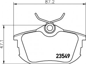 HELLA PAGID 8DB 355 018-271 stabdžių trinkelių rinkinys, diskinis stabdys 
 Techninės priežiūros dalys -> Papildomas remontas
33456781, M850978, MB850978, MN125772