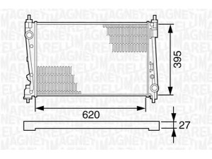 MAGNETI MARELLI 350213124800 radiatorius, variklio aušinimas 
 Aušinimo sistema -> Radiatorius/alyvos aušintuvas -> Radiatorius/dalys
51840476