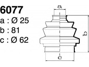 DEPA 6077 gofruotoji membrana, kardaninis velenas 
 Ratų pavara -> Gofruotoji membrana
82282140
