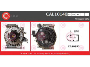 CASCO CAL10140RS kintamosios srovės generatorius 
 Elektros įranga -> Kint. sr. generatorius/dalys -> Kintamosios srovės generatorius
0121545902