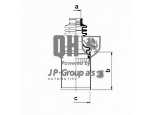 JP GROUP 4143700119 gofruotoji membrana, kardaninis velenas 
 Ratų pavara -> Gofruotoji membrana
328775, 95653092, 328775