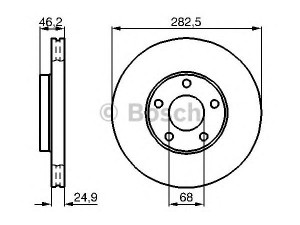 BOSCH 0 986 478 872 stabdžių diskas 
 Dviratė transporto priemonės -> Stabdžių sistema -> Stabdžių diskai / priedai
8E0 615 301 A, 8E0 615 301 C, 8E0 615 301 A