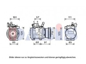 AKS DASIS 851955N kompresorius, oro kondicionierius 
 Oro kondicionavimas -> Kompresorius/dalys