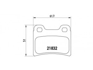 BREMBO P 24 030 stabdžių trinkelių rinkinys, diskinis stabdys 
 Techninės priežiūros dalys -> Papildomas remontas
6500959, 7114005, 91AB2M008BC, 91AB2M008BD