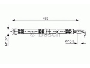 BOSCH 1 987 476 966 stabdžių žarnelė 
 Stabdžių sistema -> Stabdžių žarnelės
3898670, B45543980, B45543980A