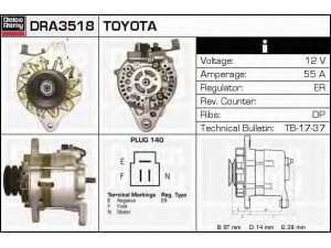 DELCO REMY DRA3518N kintamosios srovės generatorius 
 Elektros įranga -> Kint. sr. generatorius/dalys -> Kintamosios srovės generatorius