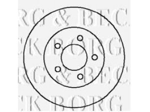 BORG & BECK BBD4121 stabdžių diskas 
 Dviratė transporto priemonės -> Stabdžių sistema -> Stabdžių diskai / priedai
05015965AA, 5015965AA, 52005000