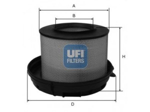 UFI 27.639.00 oro filtras 
 Techninės priežiūros dalys -> Techninės priežiūros intervalai
0040942404, 0040942504, A0040942404