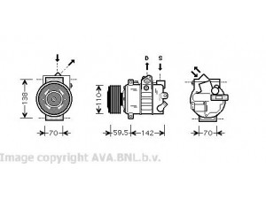 AVA QUALITY COOLING VWK220 kompresorius, oro kondicionierius 
 Oro kondicionavimas -> Kompresorius/dalys
1K0820803E, 1K0820803F, 1K0820803G