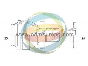 ODM-MULTIPARTS 14-216106 jungčių komplektas, kardaninis velenas 
 Ratų pavara -> Sujungimai/komplektas
7E0498104G