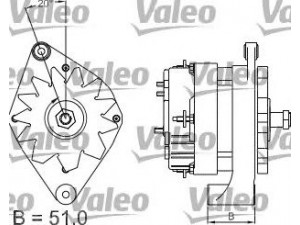 VALEO 439067 kintamosios srovės generatorius
873633, 873770